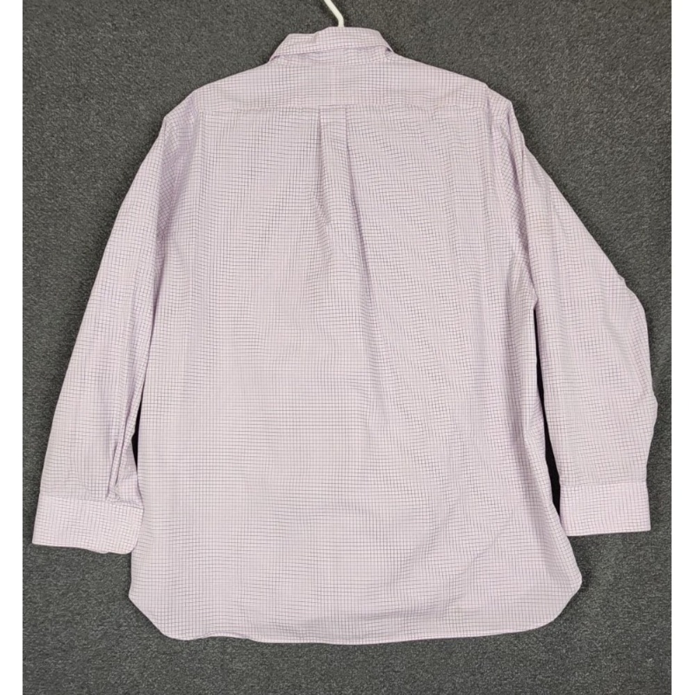Ralph Lauren Men's Dress Shirt 18 34/35 XXL Pink Blue Check Long Sleeve Button - Picture 5 of 10